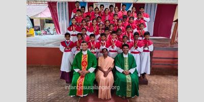 Altar Servers and Marian Girls Sodality Day celebrated at Alangar